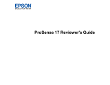 Epson ProSense 17 User guide