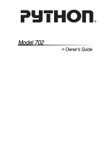 Python Model 3002 User manual