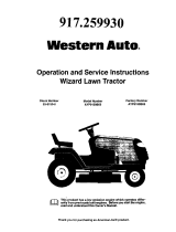 Craftsman Western Auto 917.259930 Operation and Owner's manual