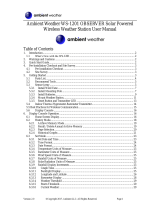 Ambient Weather WS-1201-IP Owner's manual
