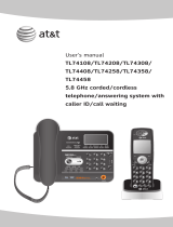 AT&T TL74208 User manual