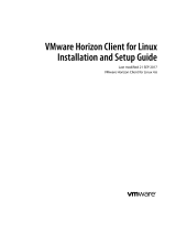 VMware Horizon Horizon Client 4.6 for Linux Installation guide