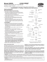 Zurn 34-600XL Installation guide