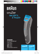 Braun cruZer6 beard&head, cruZer5 beard User manual
