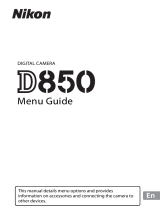 Nikon D850 User guide