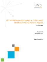 LSI SAS 9300-4i4e PCI Express to 12Gb/s SAS User guide