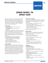 Binks Century FRP Spray Guns User manual