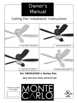 Monte Carlo Fan Company 3AXR52XX3-L Series Owner's manual