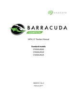 Seagate BARRACUDA ST3000LM024 User manual