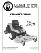 Walker B19 User manual