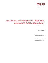 LSI SAS 9300-4i4e PCI Express to 12Gb/s SAS User guide