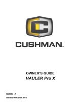 Cushman HAULER PRO X Owner's manual
