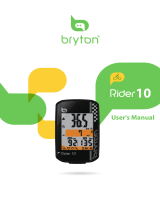 Bryton Rider 10 User manual