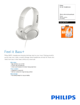 Philips SHL3070 On-Ear Headphones User manual