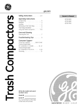 GE GCG1700L0II Owner's manual