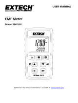 Extech Instruments EMF510 User manual