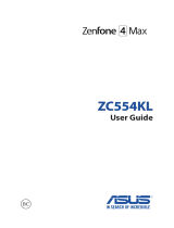 Asus ZenFone 4 Max ZC554KL Owner's manual