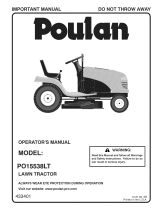 Poulan PO15538LT Owner's manual