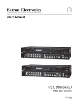 Extron electronics VSC 900D User manual