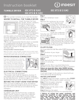 Indesit IDC8T3B Tumble Dryer User manual