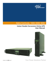 Alpha Technologies Continuity 1000 - 3000 User manual