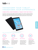 Lenovo Yoga Tab 4 HD 8 Inch 16GB Tablet User manual