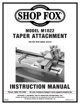 Grizzly M1022 Owner's manual
