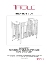 mothercare Troll Bed Side Cot User guide