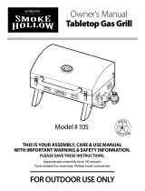 Smoke Hollow 105 Owner's manual