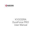 KYOCERA DuraForce Pro T-Mobile User manual