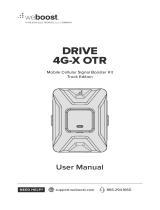 weBoost DRIVE 4G-X OTR User manual