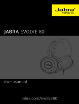 Jabra Evolve 80 Headphones [HSC019] User manual
