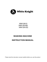 White Knight WM126V User manual