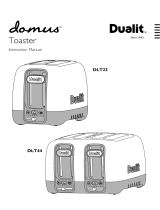 Dualit Domus 2 Slice Toaster User manual
