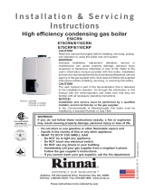 Rinnai E75CRP Operating instructions