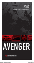 Dodge 2009 Avenger Reference guide