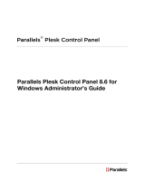 Parallels Plesk Panel 8.6 Windows User guide