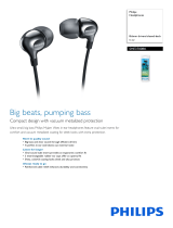Philips Vibes In-Ear Headphones User manual