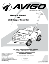 Avigo Mini Cooper Ride-On Owner's manual