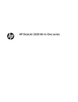 HP DeskJet 2600 All-in-One Printer series User manual