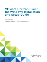 VMware Horizon Horizon Client 4.7 for Windows Installation guide