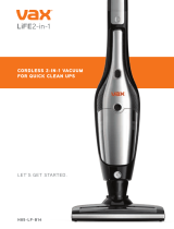Vax LiFE 2-in-1 Cordless Owner's manual