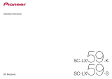 Pioneer SC-LX59 User manual