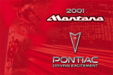 Pontiac 2001 Montana Owner's manual