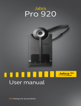 Jabra Pro 920 Duo User manual