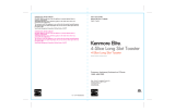 Kenmore Elite 1.3HP Owner's manual