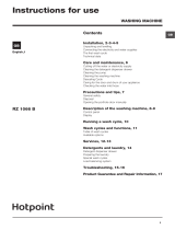 Hotpoint RZ 1066 B UK User guide