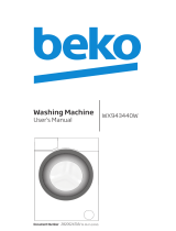 Beko WX943440 Owner's manual