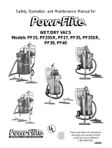 Powr-Flite PF25-39 Owner's manual