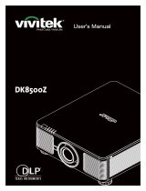 Vivitek DK8500Z User manual